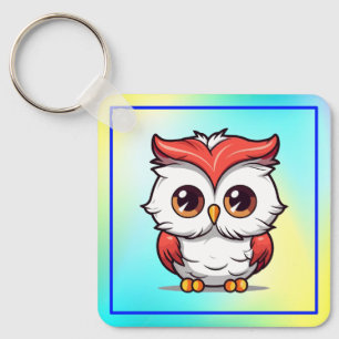 Beautiful Kawaii Style Owl Cartoon-77038 Key Ring