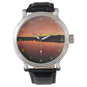 Beautiful Kensington Lake on the Boat at Sunrise Watch