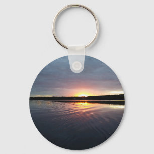 Beautiful Kensington Lake Sunrise Key Chain