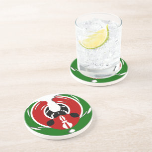 Beautiful Kenya Tapestry: Kenyan Flag Butterfly Coaster