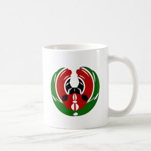 Beautiful Kenya Tapestry: Kenyan Flag Butterfly Mo Coffee Mug