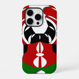 Beautiful Kenya Tapestry: Kenyan Flag Butterfly Mo iPhone Case