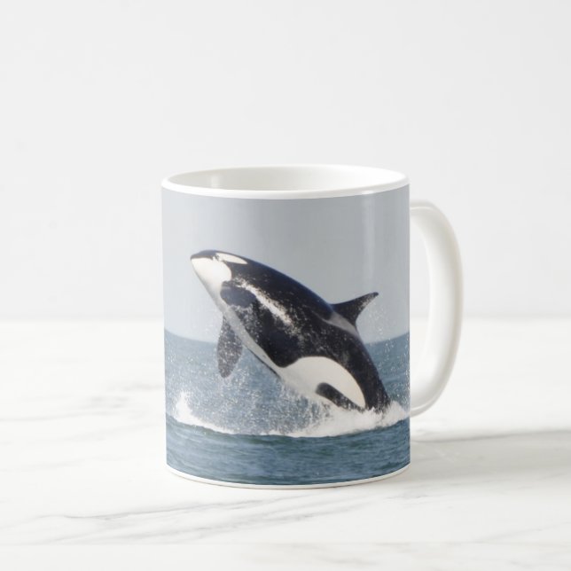 Beautiful Killer Whale Coffee Mug (Front Right)