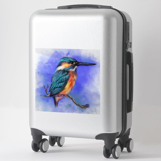 Beautiful Kingfisher Sticker (Suitcase)