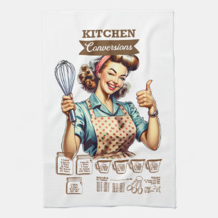 Beautiful Kitchen Conversion Measurements Tea Towel