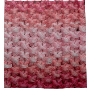  beautiful knit fabric with red and beige tones, c shower curtain
