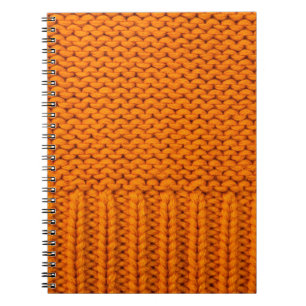 beautiful knitted cloth handmade bright yellow col notebook