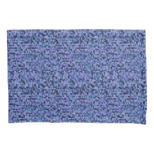 Beautiful , knitting pattern , knitted , blue and  pillowcase