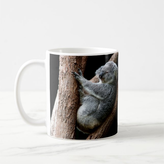 Beautiful Koala Bear in a Tree Coffee Mug (Left)