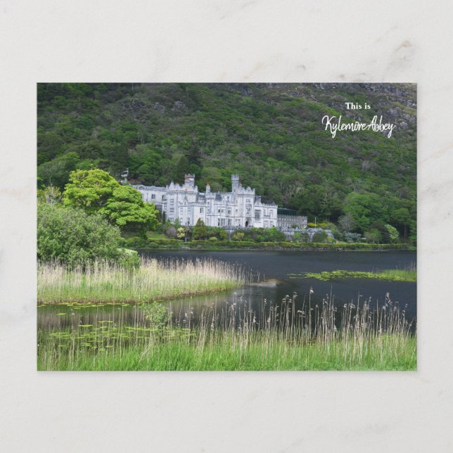 Beautiful Kylemore Abbey, Ireland Postcard (Front)