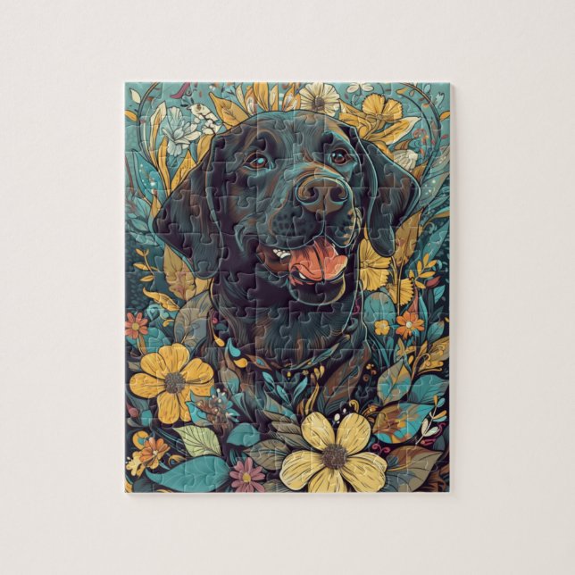 Beautiful Labrador Retriever/Lab Dog Jigsaw Puzzle (Vertical)