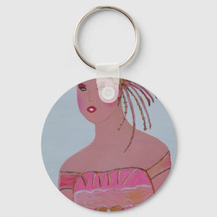 Beautiful Lady 3.JPG Key Ring