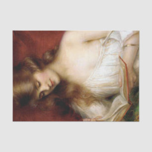 beautiful lady, albert lynch,belle époque painting tissue paper