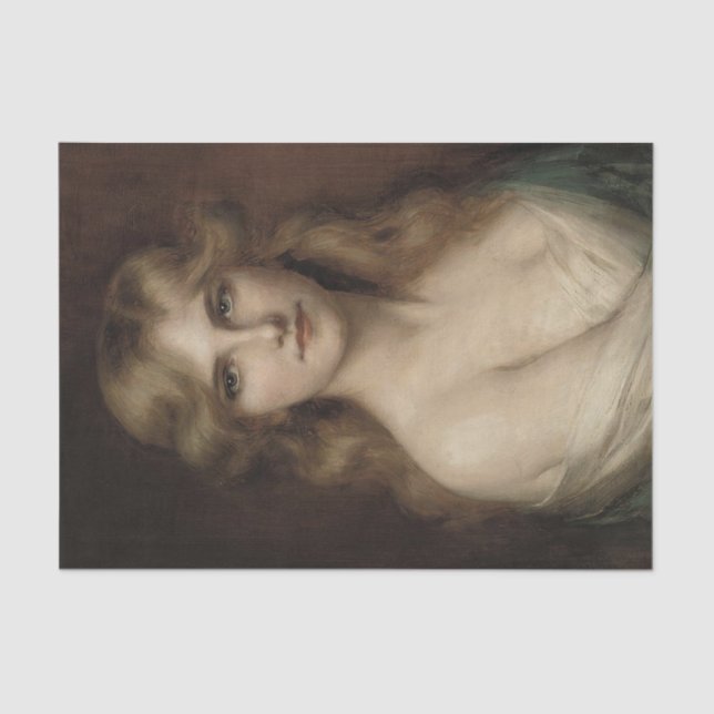 beautiful lady by albert lynch,belle époque,victor tissue paper (Front)