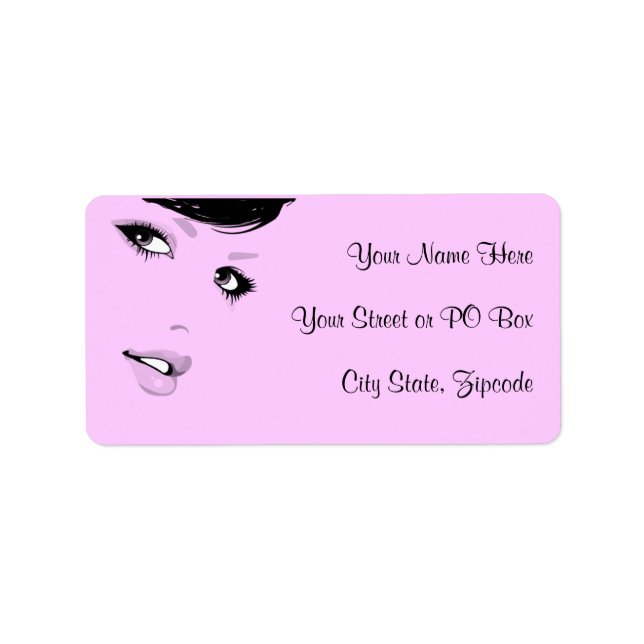 Beautiful Lady Label (Front)