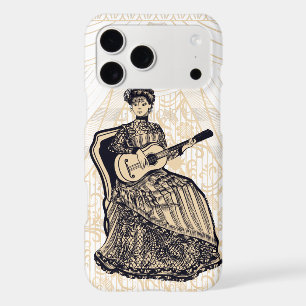 Beautiful lady with guitar