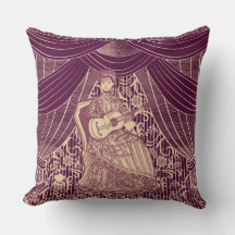 Beautiful lady with guitar