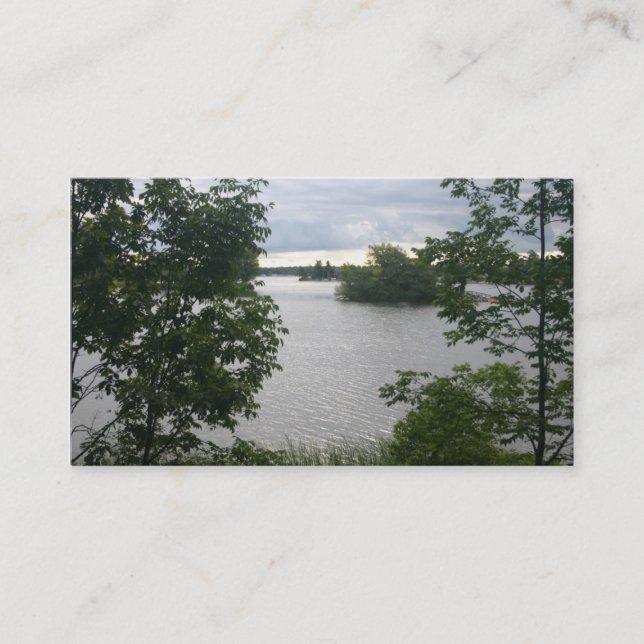 Beautiful Lake Business Card (Front)