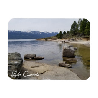 Beautiful Lake Cascade Shoreline Magnet
