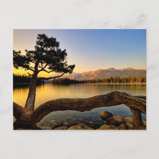 Beautiful lake postcard