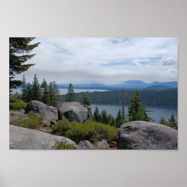 Beautiful Lake Tahoe Scenery Poster (Front)
