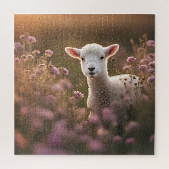 Beautiful Lamb Jigsaw Puzzle (Vertical)