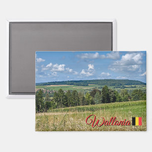 Beautiful landscape in Wallonia, travel Magnet