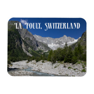 Beautiful Landscape, La Fouly, Switzerland Magnet