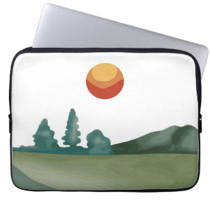 Beautiful landscape laptop sleeve