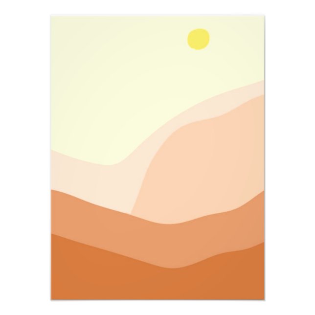 beautiful landscape painting art photo print (Front)