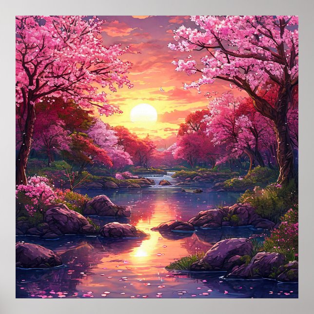 Beautiful landscape poster (Front)