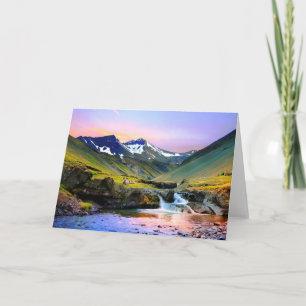 Beautiful Landscape Scenery of Iceland Card