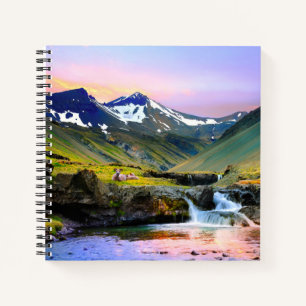 Beautiful Landscape Scenery of Iceland Notebook