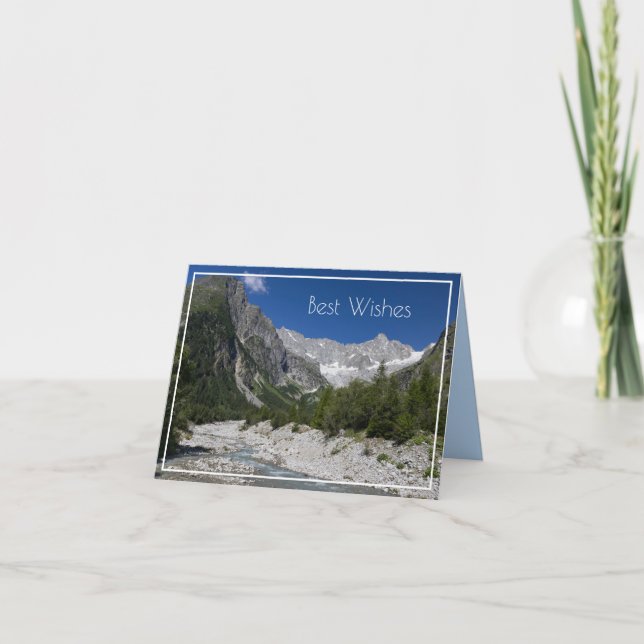 Beautiful Landscape, Switzerland, Retirement Card (Front)