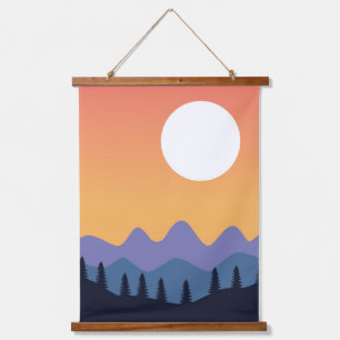 Beautiful landscapes hanging tapestry