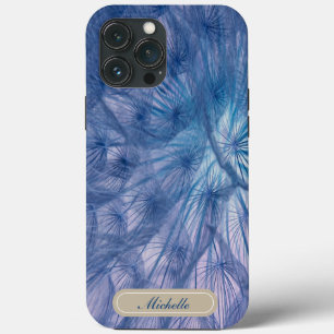Beautiful Large Wispy Blue Dandelion   iPhone 13 Pro Max Case