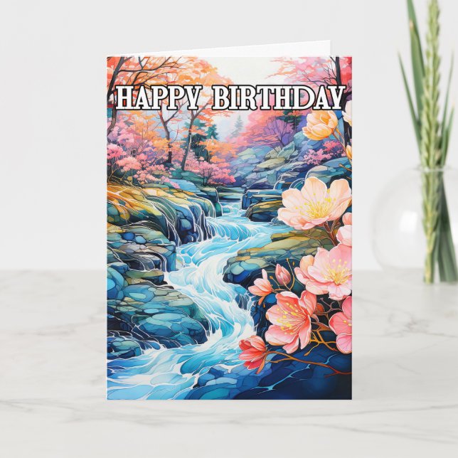 Beautiful Late Summer Afternoon On The Cheek Card (Front)