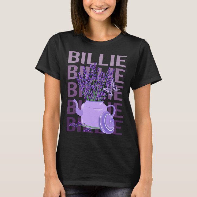 Beautiful Lavender - Billie Name T-Shirt (Front)