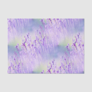 Beautiful Lavender Flower Field or meadow Purple Tissue Paper