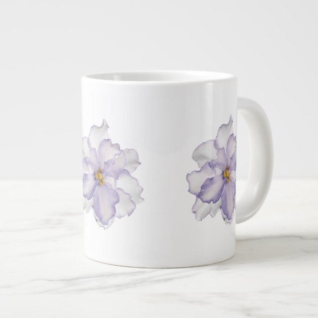 Beautiful Lavender Orchid Large Coffee Mug (Front Right)