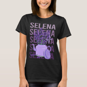 Beautiful Lavender - Selena Name T-Shirt
