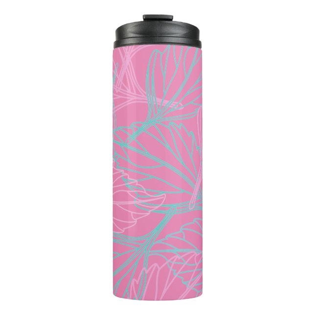 Beautiful Leaf pattern   Thermal Tumbler (Front)