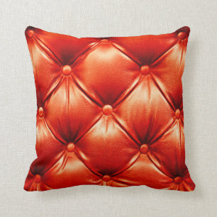 Beautiful leather upholstery sofa with buttons cushion