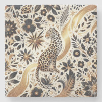 Beautiful Leopard and Gold Glitter 