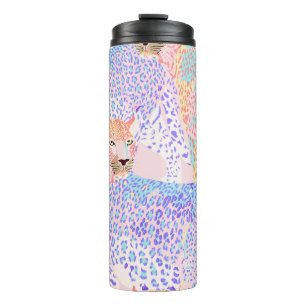 Beautiful Leopard Seamless Pattern illustration Ar Thermal Tumbler