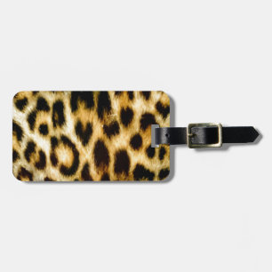 Beautiful Leopard skin Luggage Tag