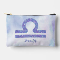 Beautiful Libra Astrology Sign Personalised Purple