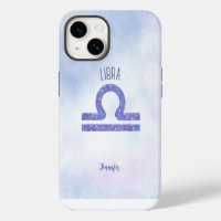 Beautiful Libra Astrology Sign Personalised Purple