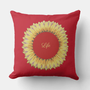 Beautiful Life Sunflower Cushion