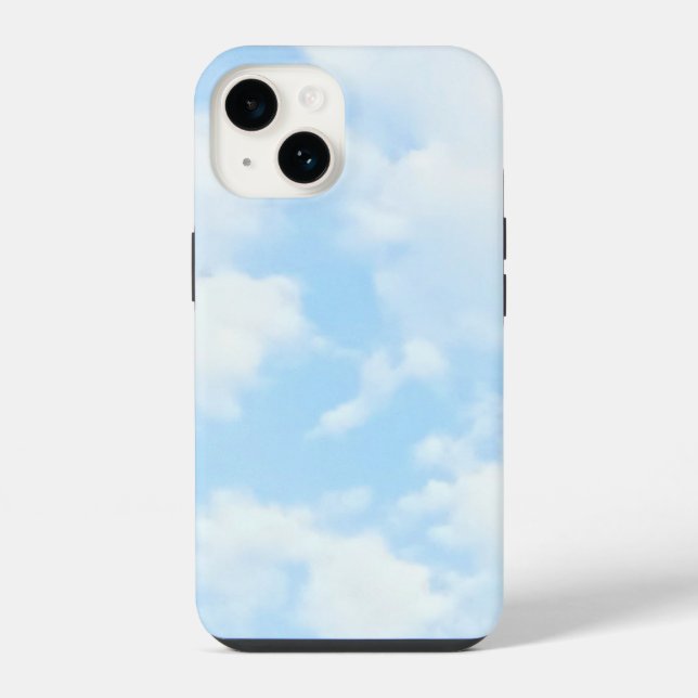 Beautiful Light Blue iPhone Case (Back)